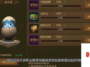 征途手游59级玩家必看：职业选择与技能搭配