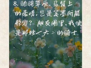 马上作：驰骋疆场，快意人生