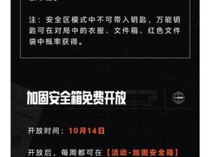 暗区突围4月29日更新有哪些新变动？详解公告及资源管理策略揭秘